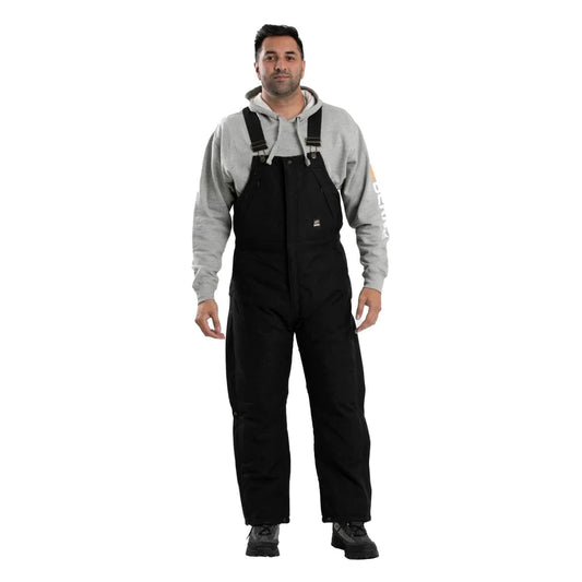 Berne Men's Icecap Insulated Bib Overalls - Black