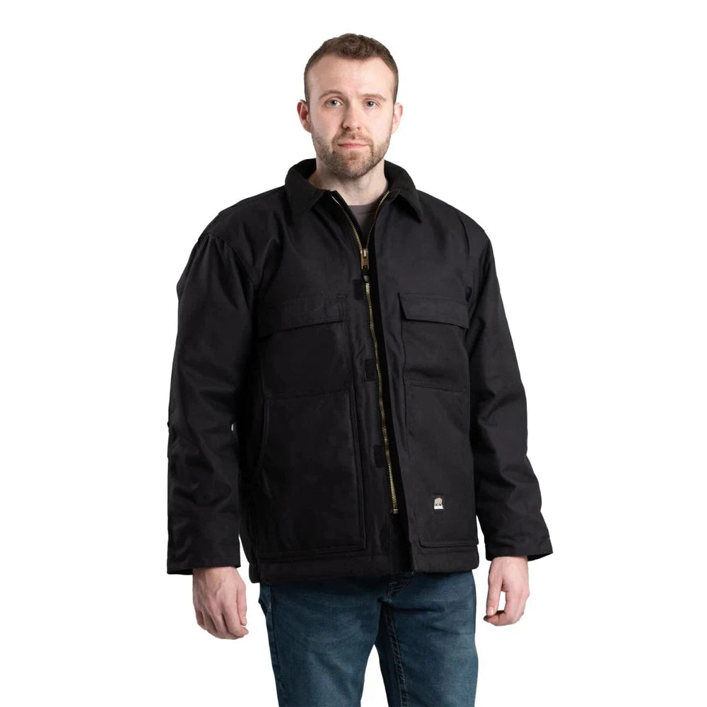 Berne Men's Icecap Insulated Work Coat - Black