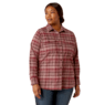 Ariat Women's Rebar Flannel DuraStretch Work Shirt - Catawba Grape
