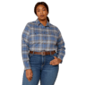 Ariat Women's Rebar Flannel DuraStretch Work Shirt - True Navy