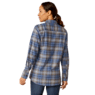 Ariat Women's Rebar Flannel DuraStretch Work Shirt - True Navy