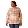 Ariat Women's Rebar Flannel DuraStretch Work Shirt - Almond Milk
