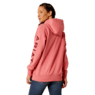 Ariat Women's Rebar Graphic Hoodie - Desert Rose/Tibetan Red