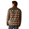 Ariat Men's Basis 2.0 1/4 Zip Long Sleeve Sweatshirt - Turquoise Serape