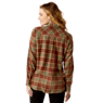 Ariat Women's REAL Billie Jean  Long Sleeve Shirt - Oakwood Plaid