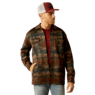 Ariat Men's Caldwell Printed Shirt Jacket- Brown