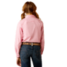 Ariat Girl's Team Kirby Long Sleeve Shirt- Pink