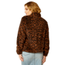 Ariat Women's Berber Snap Front Long Sleeve Sweatshirt - Lila Leopard