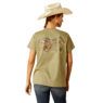 Ariat Women's Desert Scene Short Sleeve T-Shirt - Oil Green