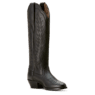 Ariat Women's Heritage Round Toe Stretchfit Boot - Black Deertan