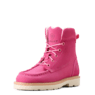 Ariat Youth Rebar Suede Lift Boot - Haute Pink