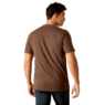 Ariat Men's Logo SW Landscape T Shirt - Brown Heather