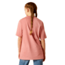 Ariat Girl's Mini Cow Squad T-Shirt - Dusty Rose