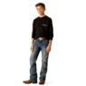 Ariat Boy's  Lotf  Camo Shield  Long  Sleeve T Shirt - Black