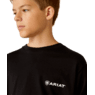 Ariat Boy's  Lotf  Camo Shield  Long  Sleeve T Shirt - Black