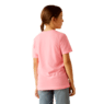 Ariat Girl's Short Sleeve Floral Farm T Shirt - Pink Ice