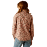 Ariat Girl's Flowers n Horseshoe Print Long Sleeve Shirt-