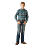 Ariat Boy's Prestcot Classic Fit Long Sleeve Shirt -Teal