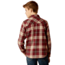 Ariat Boy's Harlee Retro Long Sleeve Fit Shirt- Windsor Wine