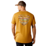 Ariat Men's Short Sleeve Serape Seal Tee Shirt- Harvest Gold