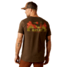 Ariat Men's Modern Mesa Short Sleeve Tee Shirt- Brown Heather