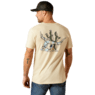 Ariat Men's Short Sleeve Bleached Bones Tee Shirt- Natural