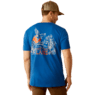 Ariat Men's Mo Ab Eagle Tee Shirt-Royal Blue