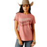 Ariat Women's Rally Call Short Sleeve Tee Shirt- Dusty Rose