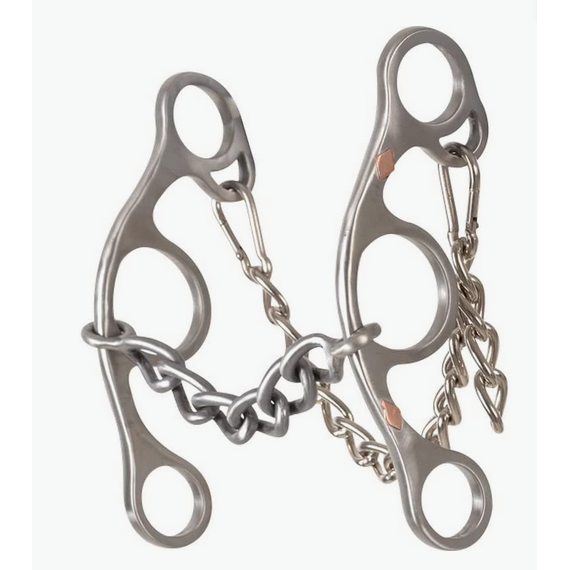 Classic Equine Sherri Cervi Chain Short Shank Gag Barrel Bit
