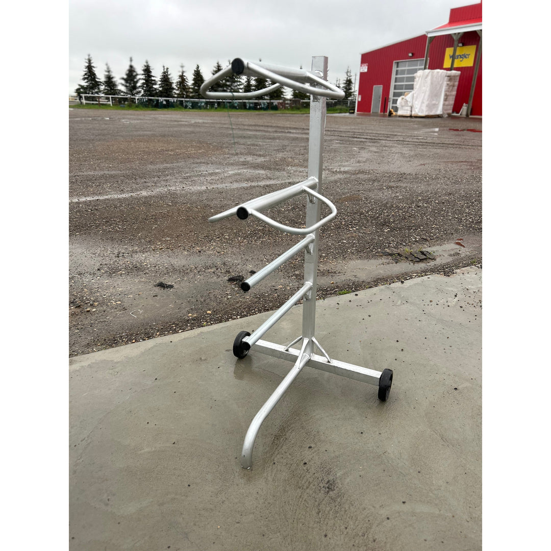 2 Tier Saddle &amp; Blanket Rack w/Wheels