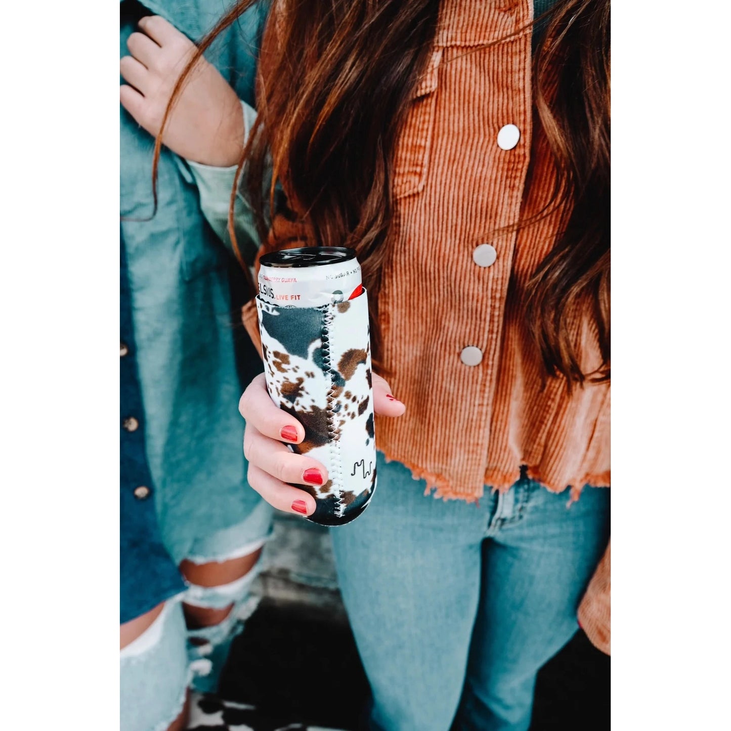 The Front Porch Label Coozies - Moss Camo 2 pack