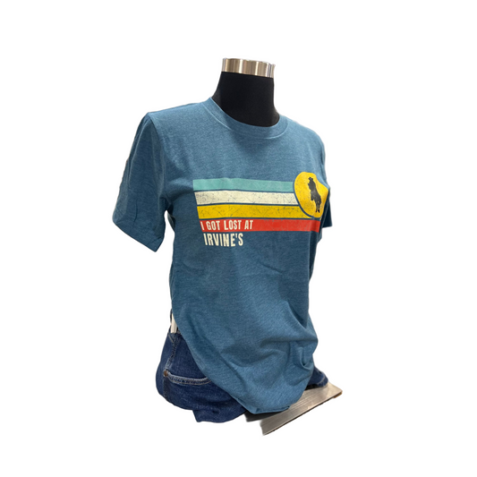 Irvine Unisex Short Sleeve " I Got Lost" T-Shirt - Heather Deep Teal