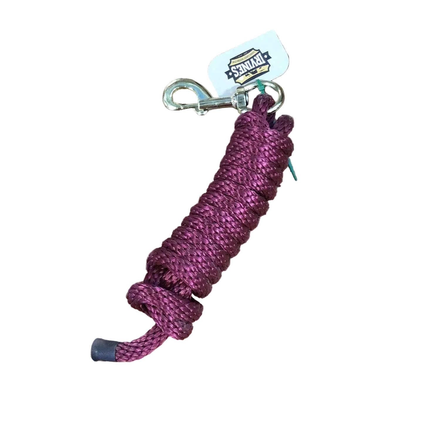 Irvine Poly Lead Rope w/Brass Plated Snap - Irvine Tack & Western Wear