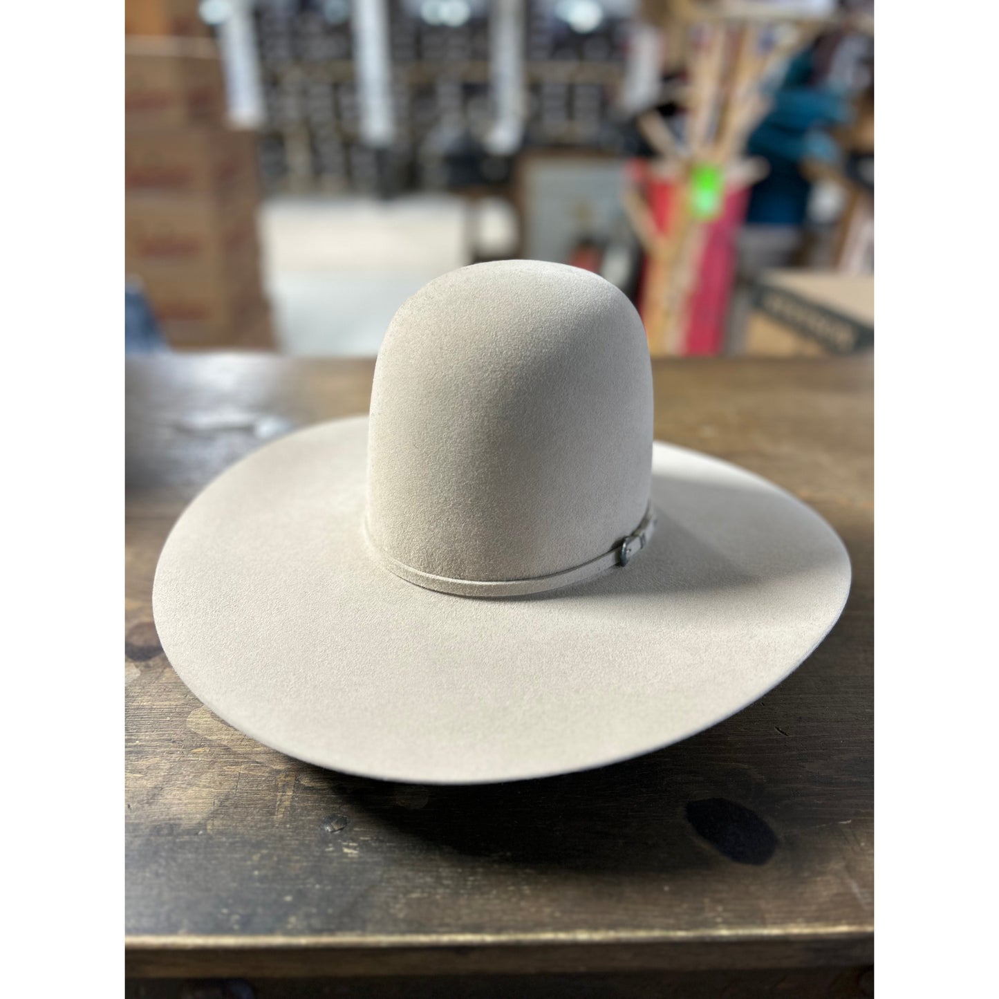 Rodeo King 10X Open Crown Felt Western Hat - Buckskin