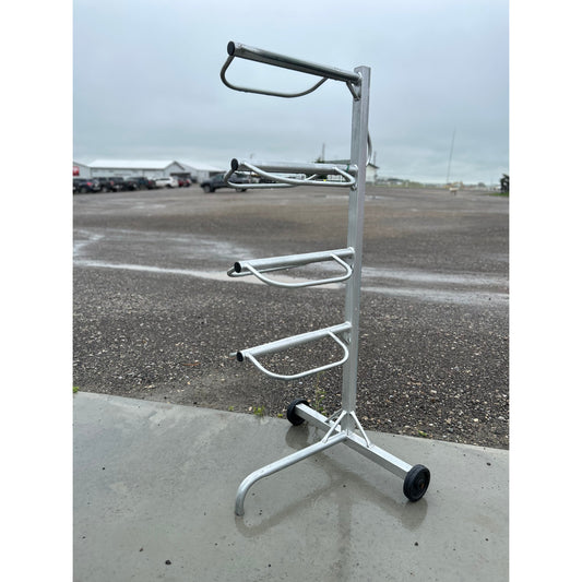 4 Tier Saddle Rack w/Wheels
