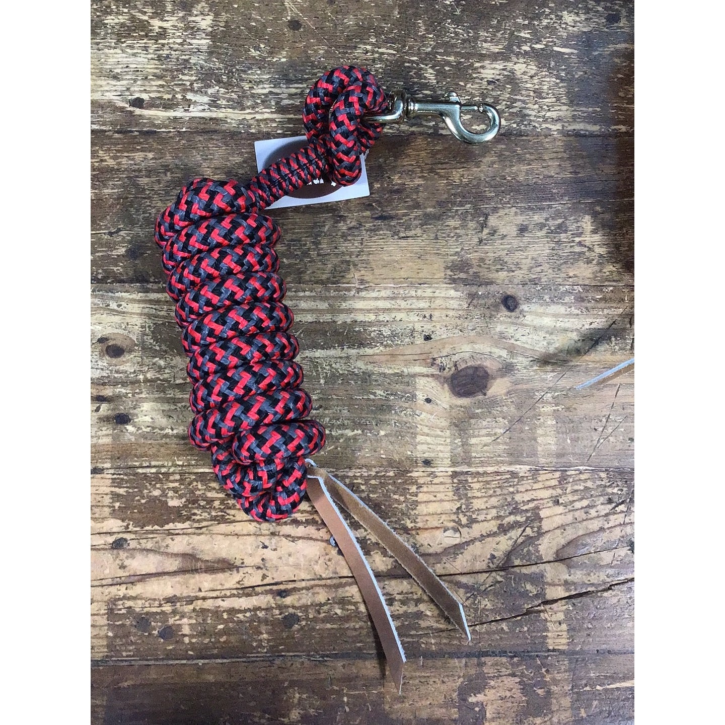 Irvine Cowboy Lead 9 ft 5/8" Lead w/Brass Plated Bolt Snap MIX COLOURS