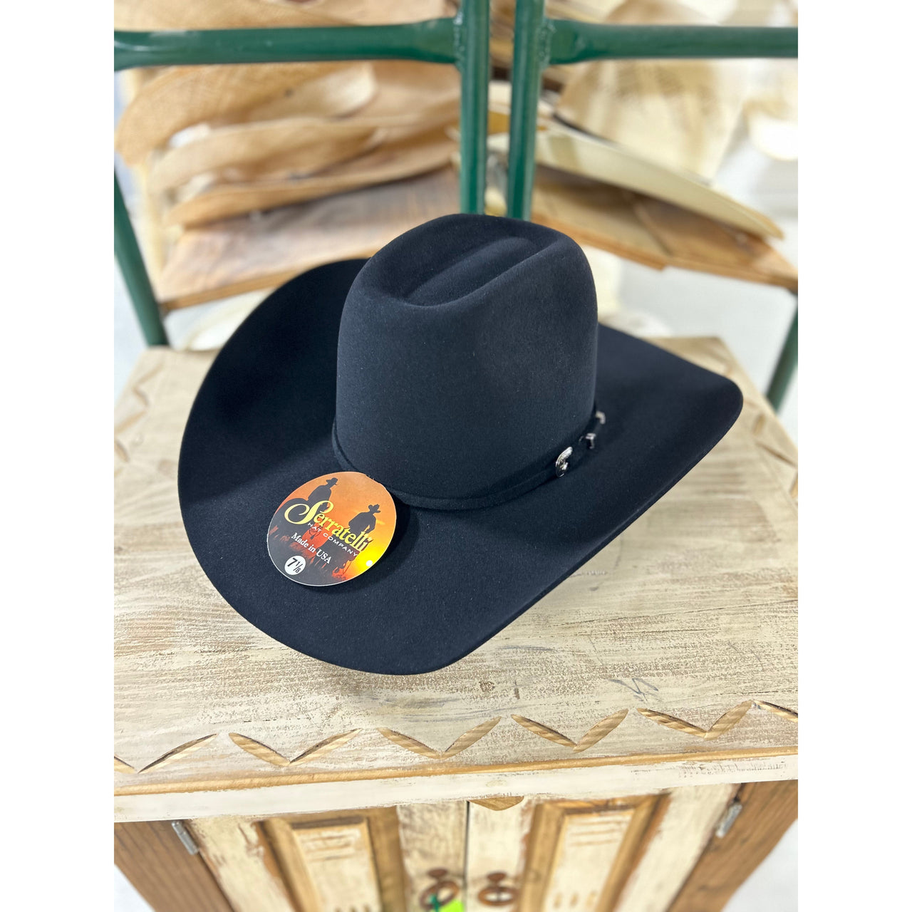 Serratelli 8X Vegas Felt Western Hat - Black