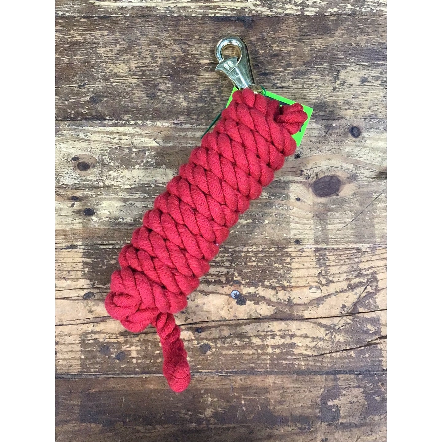 Irvine Cotton Lead Rope w/Bull Snap