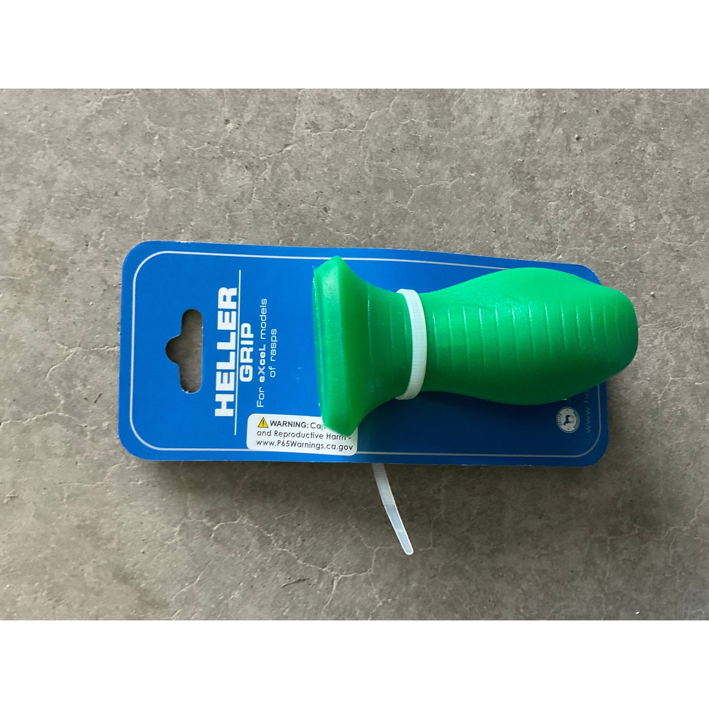 Heller Grip Rasp Handle/Excel - Green