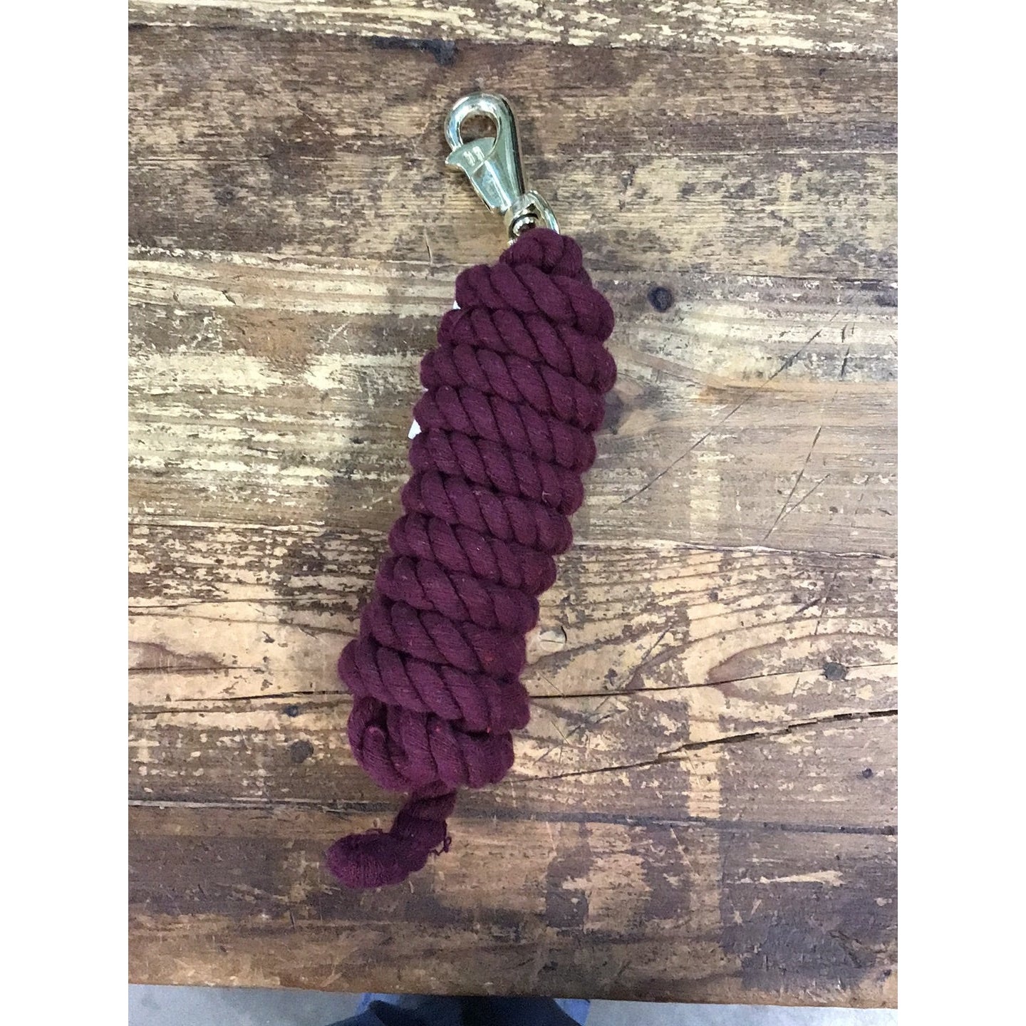 Irvine Cotton Lead Rope w/Bull Snap