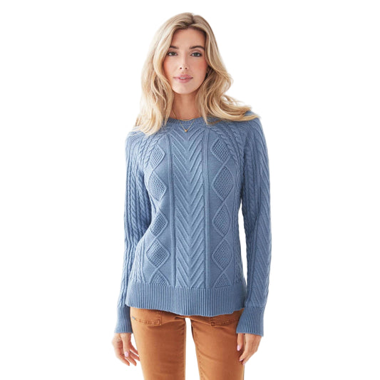FDJ A-line Cable Raglan Sweater - Assorted Colours