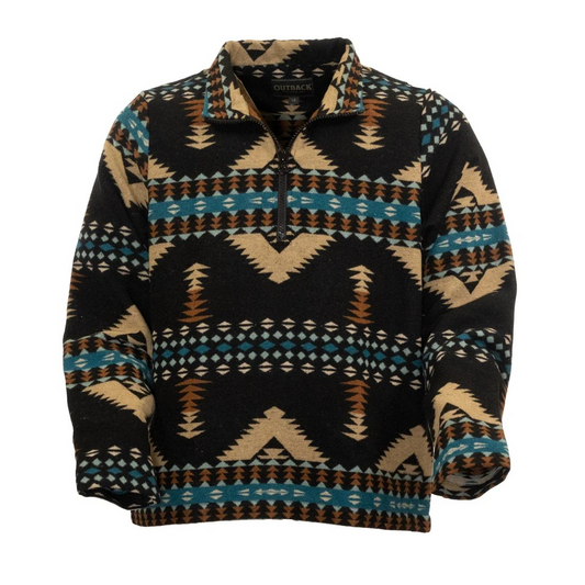 Outback Trading Men's Charlie Henley 1/4 Zip Sweater - Assorted Colours