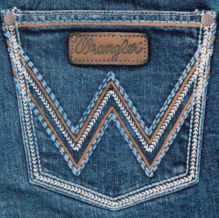 Wrangler Women's FA24 West Retro Mae Bootcut Jean- Kayla