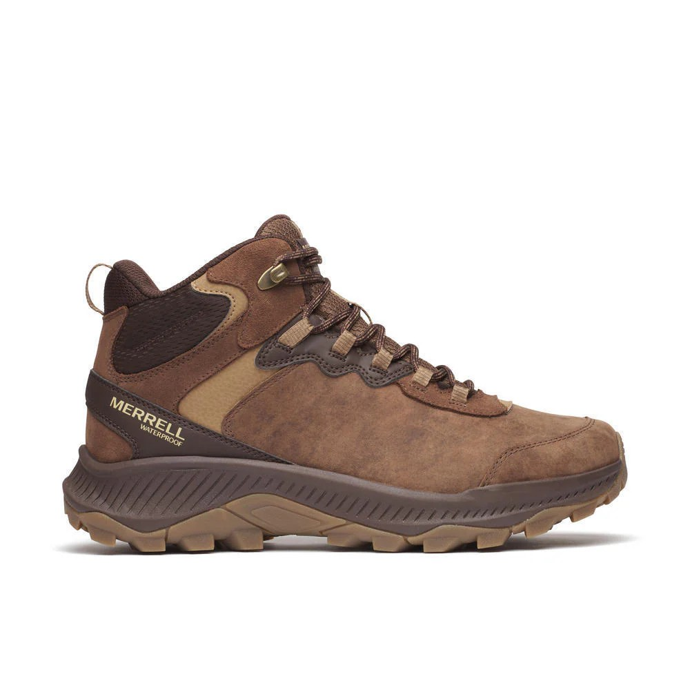 Merrell Men's Speed Strike 2 Mid Leather Waterproof Hiking Shoe- Mole