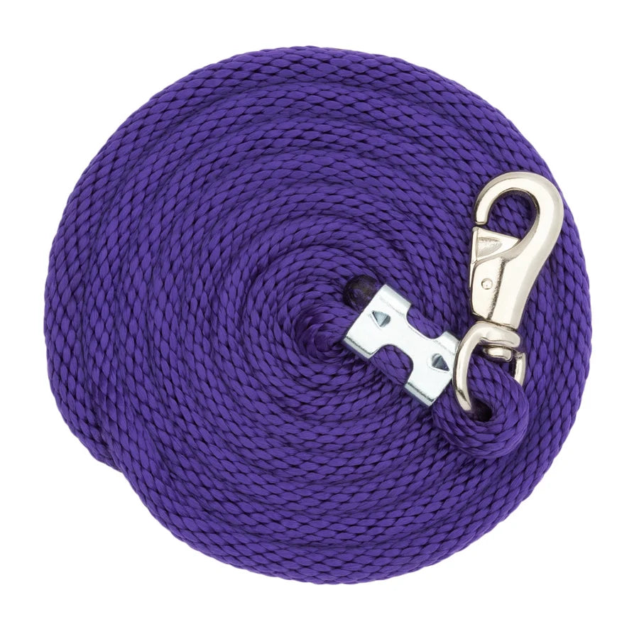 Weaver Poly 10'  Lead Rope with Stainless Bull Snap