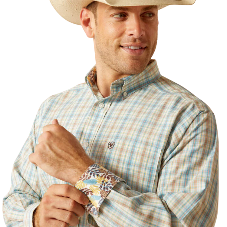 Ariat Men's Ivar Long Sleeve Shirt - Blue