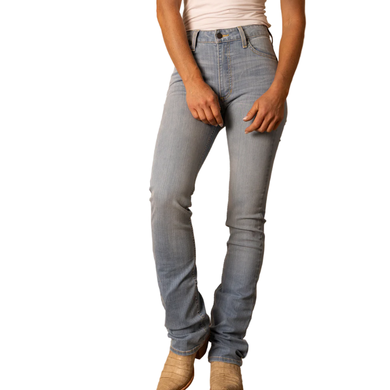 Kimes Women's Sarah High Rise Slim Bootcut Jeans - Light Wash - Irvine Tack & Western Wear