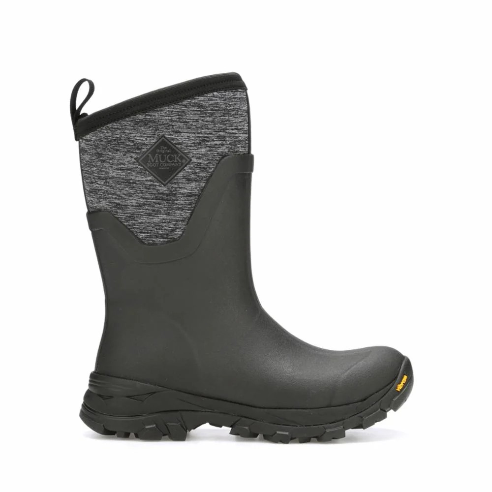 Muck Boot Ladies Arctic Ice Mid - Grey / Black