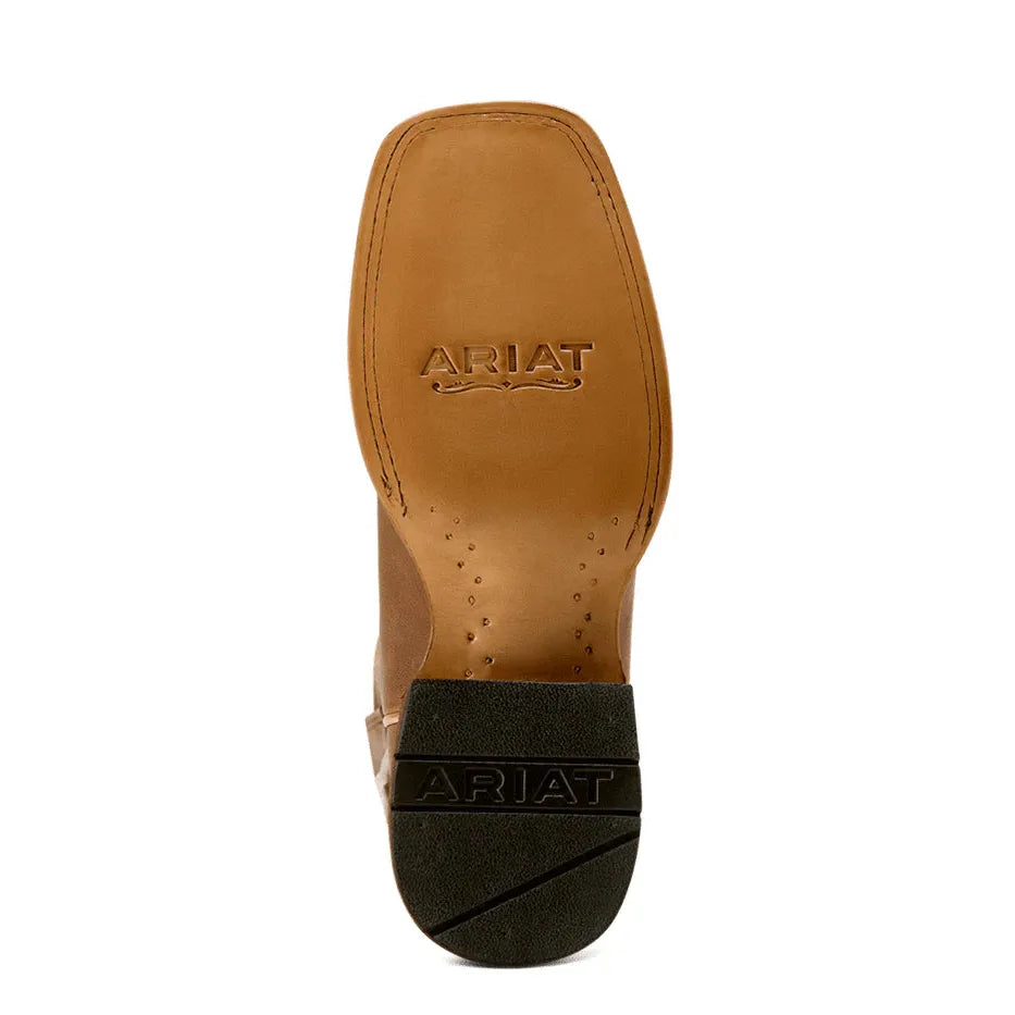 Ariat Women's County Lane Wide Square Toe Western Boot- Natural Tan - Irvine Tack & Western Wear