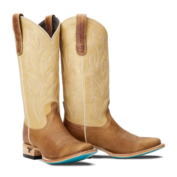 Lane Boots Womens Classic Square Boots- Desert Clay & Buttermilk